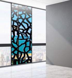 VITROPHANIE DÉCORATION DE BUREAU D'ENTREPRISE MARSEILLE VUE DU MUCEM