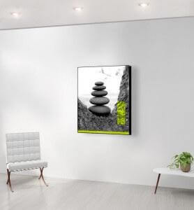 Moyen Tableau Zen par Nature monochrome