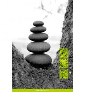 Tableau Zen par Nature monochrome