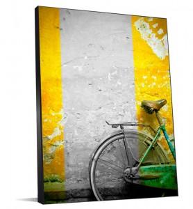 Tableau Bicyclette verte