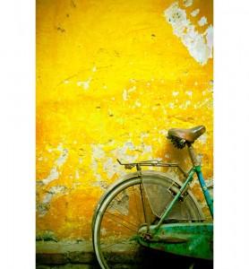 Tableau Bicyclette verte