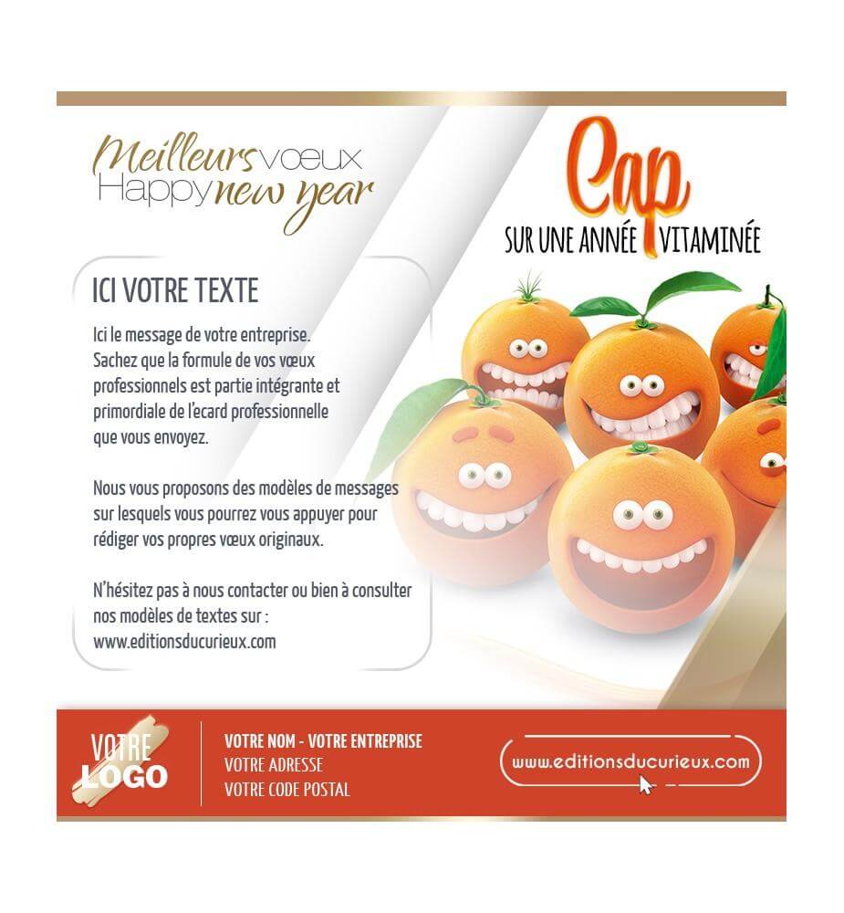 Ecard entreprise pleine de vie.