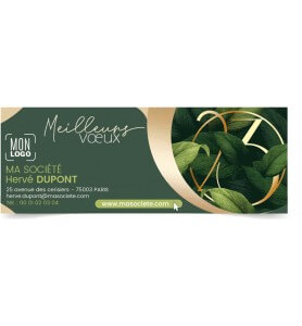Signature mail la fraicheur des plantes.