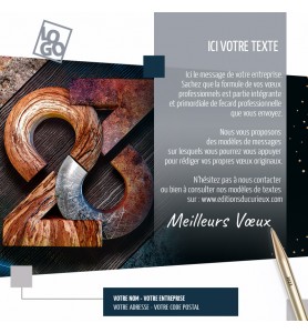 Carte virtuelle fixe matières nobles.