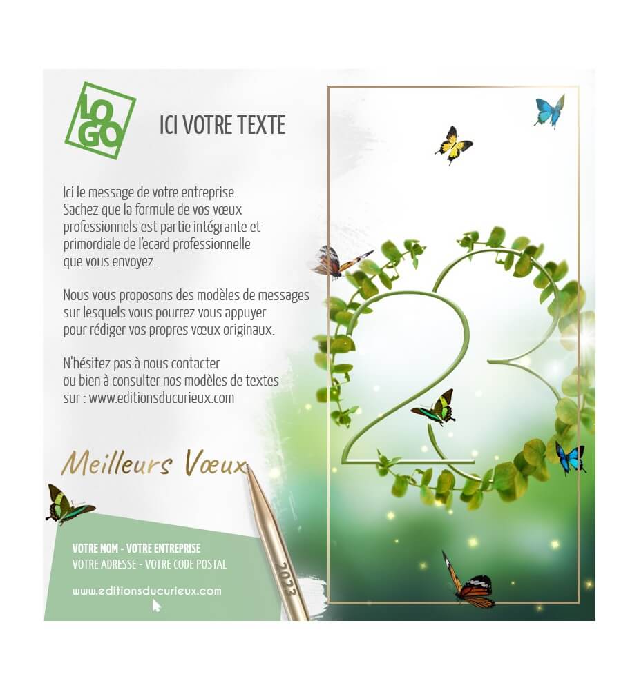Ecard fixe féérique nature.
