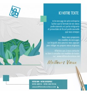 Carte virtuelle fixe rhinocéros.