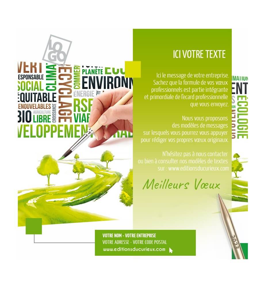 Ecard fixe la ligne verte.