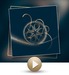 Ecard vidéo vers une année festive.