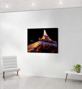 Moyen Tableau décoration Eiffel effect
