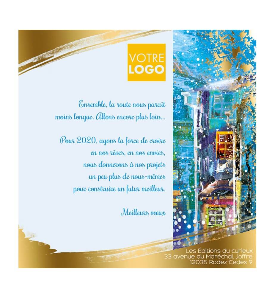 Ecard voeux fixe contemplation, Cartes de voeux virtuelles entreprise