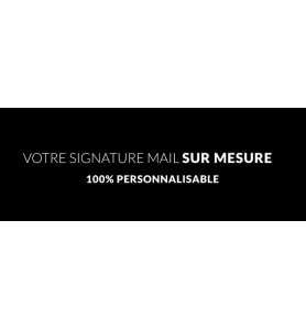 Signature mail animée sur mesure