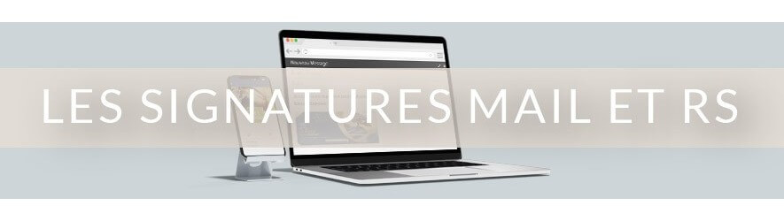 Signatures mail et réseaux sociaux - Signature de mail originale