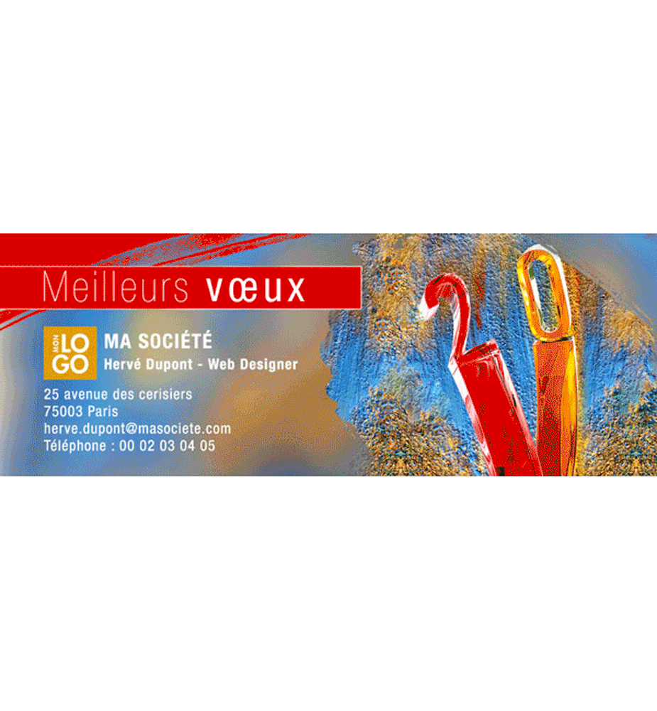 Signature mail animée Aquarelle Signature mail animée Aquarelle