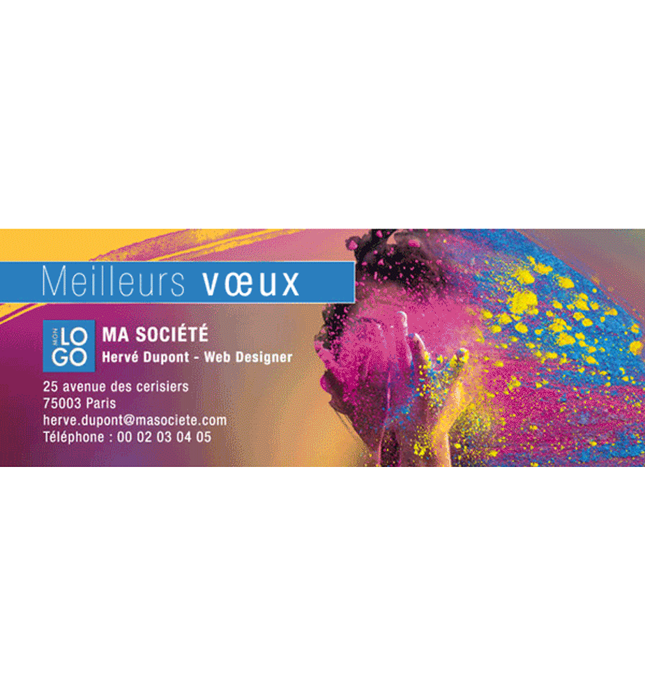 Signature mail animée Pigments Signature mail animée Pigments
