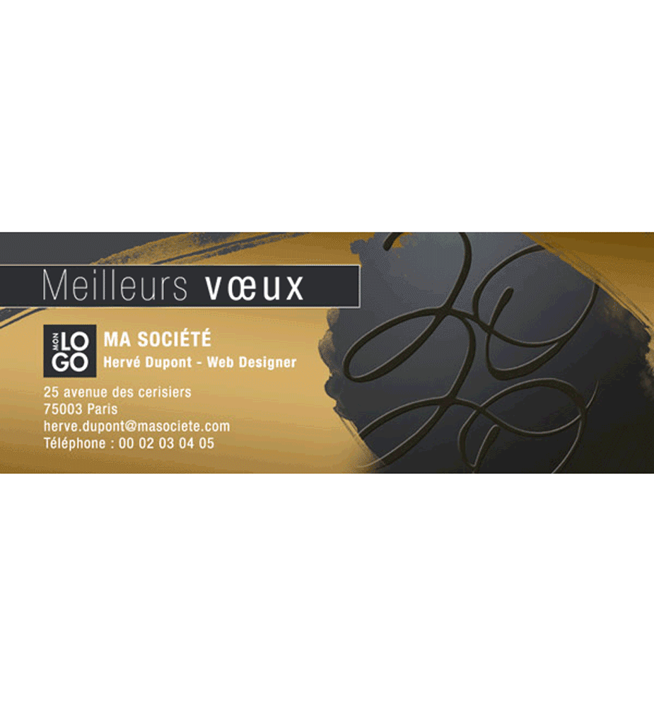 Signature mail animée Graphite Signature mail animée Graphite