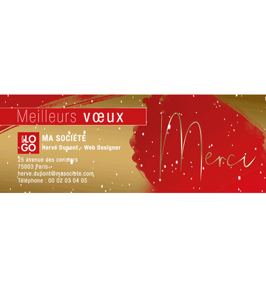 Signature mail animée merci Signature mail animée merci