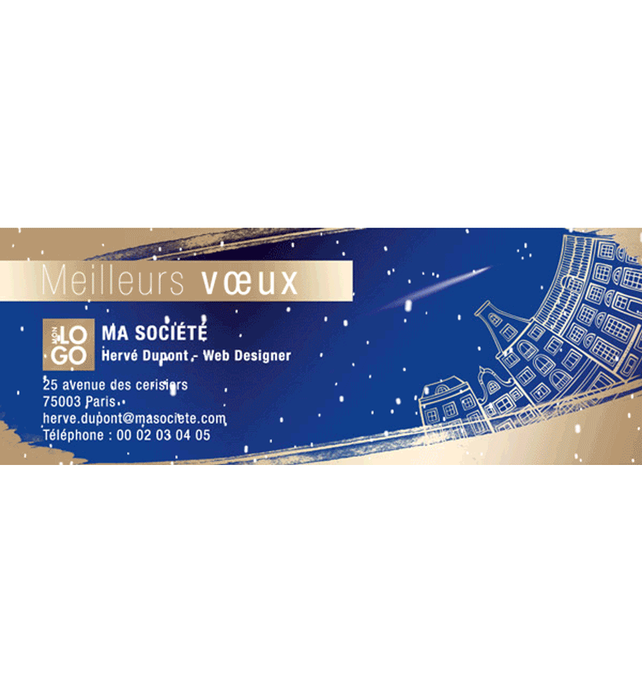 Signature mail animée ciel étoilé Signature mail animée ciel étoilé