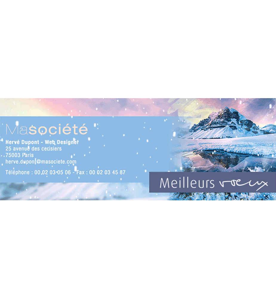 Signature mail animée sublime nature Signature mail animée sublime nature