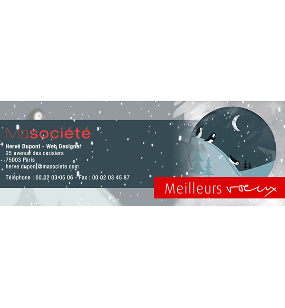 Signature mail animée Top départ ! Signature mail animée Top départ !