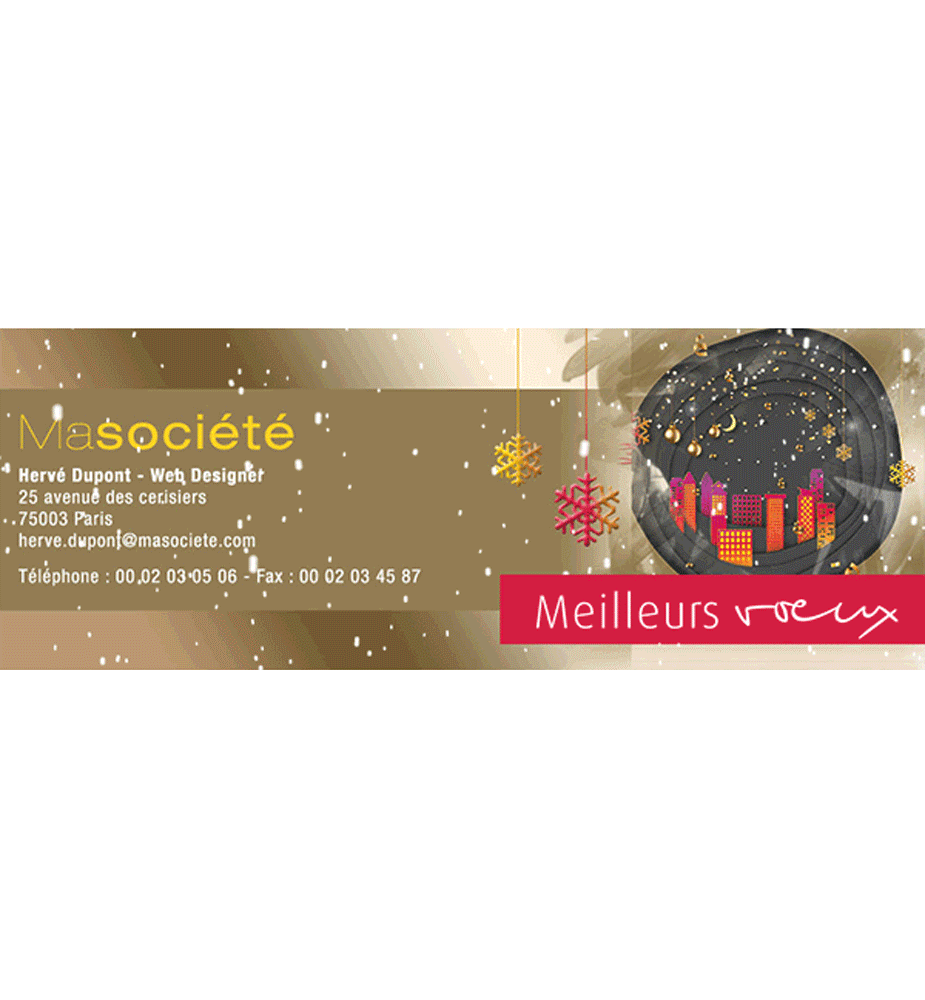 Signature mail animée Illuminations Signature mail animée Illuminations