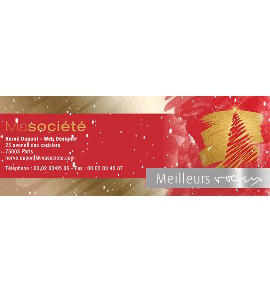Signature mail animée Des vœux scintillants Signature mail animée Des vœux scintillants