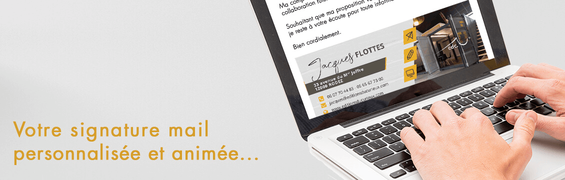Soignez et dynamisez la signature de vos mails